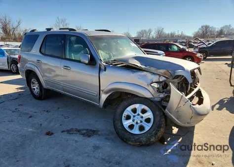 2003 Toyota Sequoia Limited z USA, uszkodzony, nr VIN 5TDBT48A53S203987